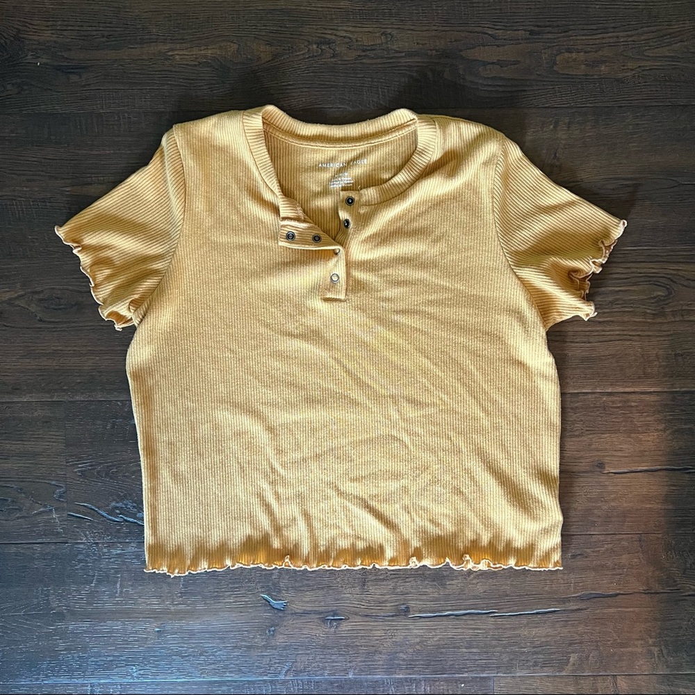 American Eagle Ribbed Crop Top